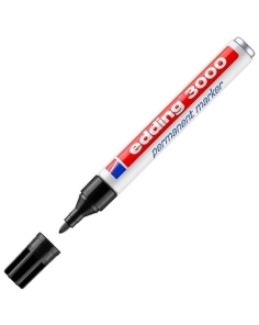 EDDING MARCADOR PERMANENTE 3000 NEGRO 1UD