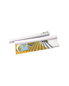 FABRISA ROLLO DE PAPEL PARA PLOTTER 610MM(24")X50M 80GR BLANCO OPACO (4 UNIDADES)