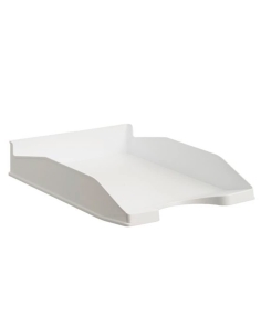 BANDEJA SOBREMESA ARCHIVO 2000 ECOGREEN PLASTICO 100% RECICLADO APILABLE FORMATOS DIN A4 Y FOLIO COLOR BLANCO