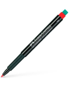 FABER - CASTELL ROTULADOR PERMANENTE MULTIMARK 1513 F ROJO (10 UNIDADES)