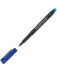 FABER - CASTELL ROTULADOR PERMANENTE MULTIMARK 1513 F AZUL (10 UNIDADES)