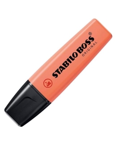 STABILO BOSS MARCADOR FLUORESCENTE CORAL MELOSO (1 UNIDAD)