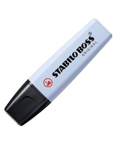 STABILO BOSS MARCADOR FLUORESCENTE AZUL NUBLADO (1 UNIDAD)