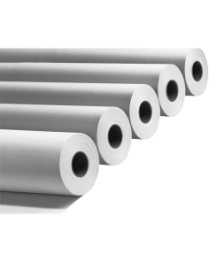 Q - Connect - Papel para plotter (4 unidades, 610 mm x 50 m, 90 g/m²)