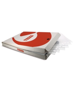 Grafoplas - Fundas Transparentes Multitaladro, Caja de 100 unidades, Tamaño A4, Polipropileno Extra, Piel Naranja, 11 Taladros, Para Archivador Anillas