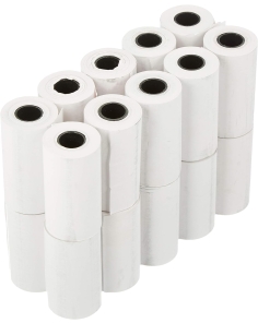 Roltech TTHM5730MM - Rollo de papel t?rmico para dat?fonos, color blanco (57 x 30 x 12?mm), 20 rollos