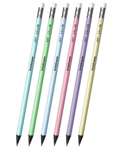 LÁPIZ DE GRAFITO DE SECCIÓN REDONDA CON GOMA Y TABLA DE MULTIPLICAR 2X2 HB ERICH KRAUSE 45619