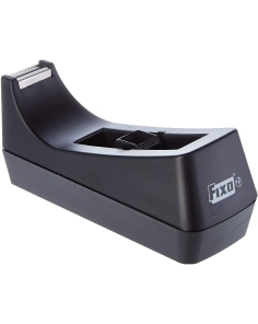 Fixo 87703010 - Portarrollo para cintas, 33 m, color negro