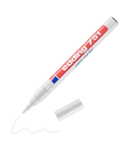 Edding 751 - Blanco, 1-2mm