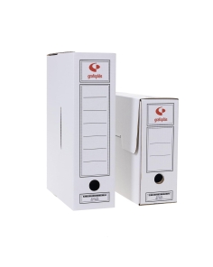 Grafoplás | Pack de 10 Cajas de Archivo Definivo Folio | Cartón Microcanal Impreso | 2 Frentes | Fácil Montaje | Perfecto para Organizar Documentos